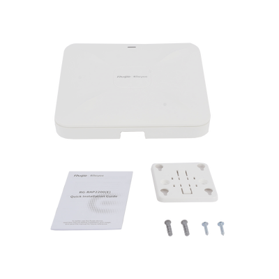 RUIJIE - Punto de Acceso Mesh Wi-Fi 5 para interior en techo hasta 1.2 Gbps doble banda 802.11ac MU-MIMO 2X2, puertos Gigabit