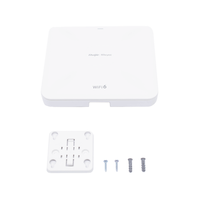 RUIJIE - Punto de Acceso Mesh Wi-Fi 6 para Interior, se Instala en Techo o Pared, hasta 512 Usuarios y 3.2 Gbps, Doble Banda 802.11ax MU-MIMO 4x4