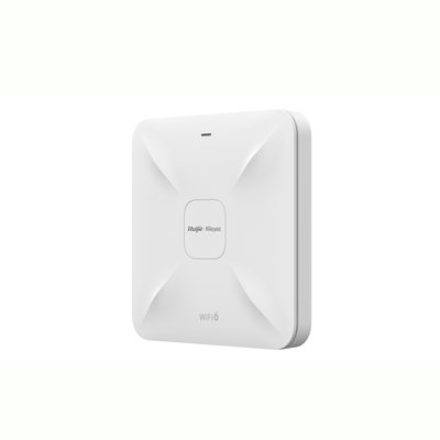 RUIJIE - Punto de Acceso Mesh Wi-Fi 6 para Interior, se Instala en Techo o Pared, hasta 512 Usuarios y 3.2 Gbps, Doble Banda 802.11ax MU-MIMO 4x4