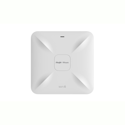 RUIJIE - Punto de Acceso Mesh Wi-Fi 6 para Interior, se Instala en Techo o Pared, hasta 512 Usuarios y 3.2 Gbps, Doble Banda 802.11ax MU-MIMO 4x4