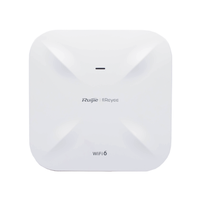 RUIJIE - Punto de Acceso Mesh Wi-Fi 6 Industrial para Exterior / 360° / Filtros Anti Interferencia y Auto Optimización con IA