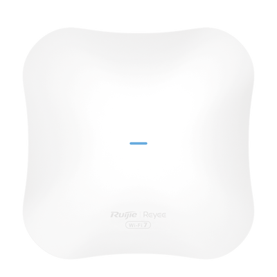 RUIJIE - Punto de Acceso Mesh Wi-Fi 7 Doble Banda MLO hasta 512 Usuarios, ancho de banda de hasta 5 Gbps , interior con puerto 2.5G, 802.11 BE19000 MU-MIMO 5X5