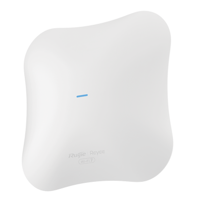 RUIJIE - Punto de Acceso Mesh Wi-Fi 7 Doble Banda MLO hasta 512 Usuarios, ancho de banda de hasta 5 Gbps , interior con puerto 2.5G, 802.11 BE19000 MU-MIMO 5X5