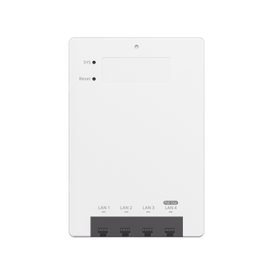 RUIJIE - Punto de Acceso Mesh Wi-Fi 7 para interior en pared, hasta 512 usuarios ideal para Hotelería u Oficina.