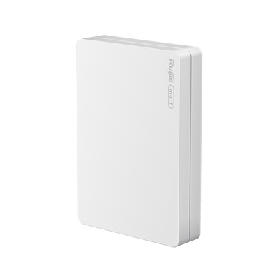 RUIJIE - Punto de Acceso Mesh Wi-Fi 7 para interior en pared, hasta 512 usuarios ideal para Hotelería u Oficina.