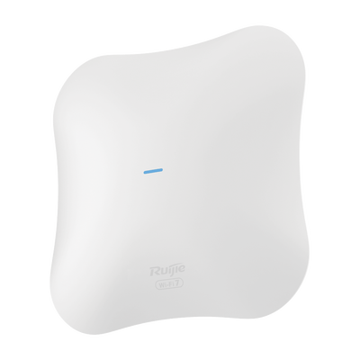 RUIJIE - Punto de Acceso Mesh Wi-Fi 7 para Alta Densidad, Tri-banda hasta 600 Usuarios, ancho de banda de hasta 13 Gbps , interior con puerto 2.5Gb y SFP+ 10G, 802.11 BE14000 MU-MIMO 8x8