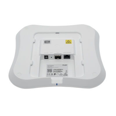 RUIJIE - Punto de Acceso Mesh Wi-Fi 7 para Alta Densidad, Tri-banda hasta 600 Usuarios, ancho de banda de hasta 13 Gbps , interior con puerto 2.5Gb y SFP+ 10G, 802.11 BE14000 MU-MIMO 8x8