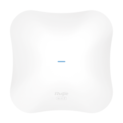 RUIJIE - Punto de Acceso Mesh Wi-Fi 7 para Alta Densidad, Tri-banda hasta 600 Usuarios, ancho de banda de hasta 13 Gbps , interior con puerto 2.5Gb y SFP+ 10G, 802.11 BE14000 MU-MIMO 8x8