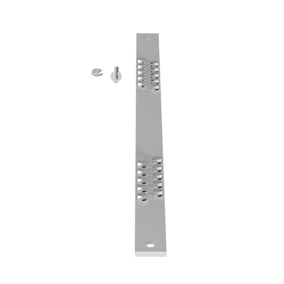 PANDUIT - Barra de Conexión a Tierra, Para Rack de 19", Con 20 Orificios Para Conexión Rápida de Equipos, Incluye 20 Tornillos # 12-24 x 1/2" Instalados