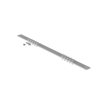 PANDUIT - Barra de Conexión a Tierra, Para Rack de 19", Con 20 Orificios Para Conexión Rápida de Equipos, Incluye 20 Tornillos # 12-24 x 1/2" Instalados