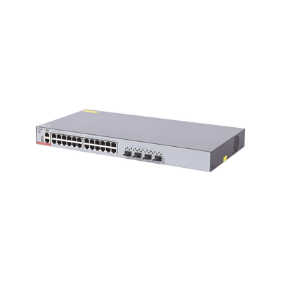 RUIJIE - Switch Administrable Capa 3 con 24 puertos Gigabit + 4 SFP+ para fibra 10Gb, gestión gratuita desde la nube.