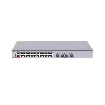 RUIJIE - Switch Administrable Capa 3 con 24 puertos Gigabit + 4 SFP+ para fibra 10Gb, gestión gratuita desde la nube.