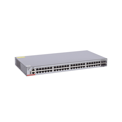 RUIJIE - Switch Administrable Capa 3 con 48 puertos Gigabit + 4 SFP+ para fibra 10Gb, gestión gratuita desde la nube.