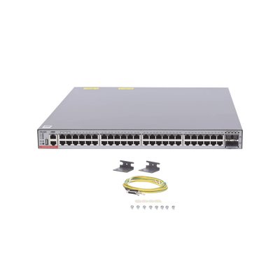 RUIJIE - Switch Administrable Capa 3 PoE con 48 puertos Gigabit 802.3af/at + 4 SFP+ para fibra 10Gb, hasta 1,480 watts, gestión gratuita desde la nube.