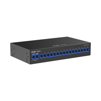 RUIJIE - e-Lighten Splitter Pasivo 2/16, Puertos PON SC/UPC, Frecuencias soportadas de 1260nm a 1650nm con hasta 500 mW de Potencia de Entrada