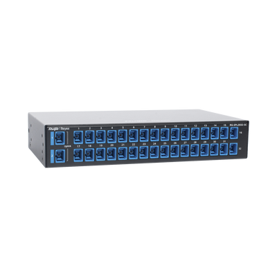 RUIJIE - e-Lighten Splitter Pasivo 2/32, Puertos PON SC/UPC, Frecuencias soportadas de 1260nm a 1650nm con hasta 500 mW de Potencia de Entrada