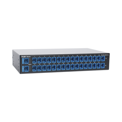 RUIJIE - e-Lighten Splitter Pasivo 2/32, Puertos PON SC/UPC, Frecuencias soportadas de 1260nm a 1650nm con hasta 500 mW de Potencia de Entrada