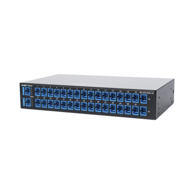 RUIJIE - e-Lighten Splitter Pasivo 2/32, Puertos PON SC/UPC, Frecuencias soportadas de 1260nm a 1650nm con hasta 500 mW de Potencia de Entrada