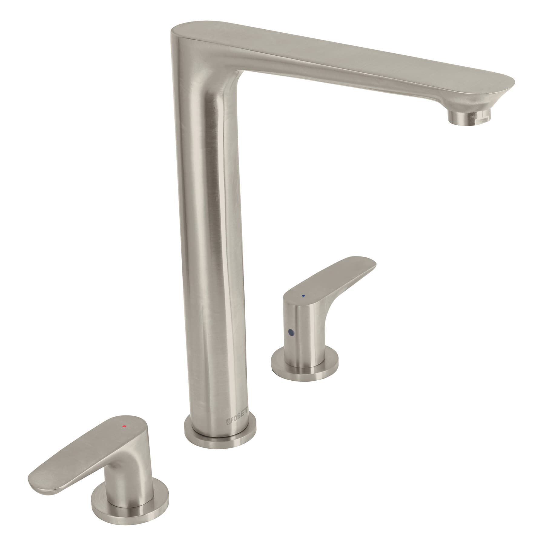Mezcladora cuello alto para fregadero, satin, FOSET RIVIERA