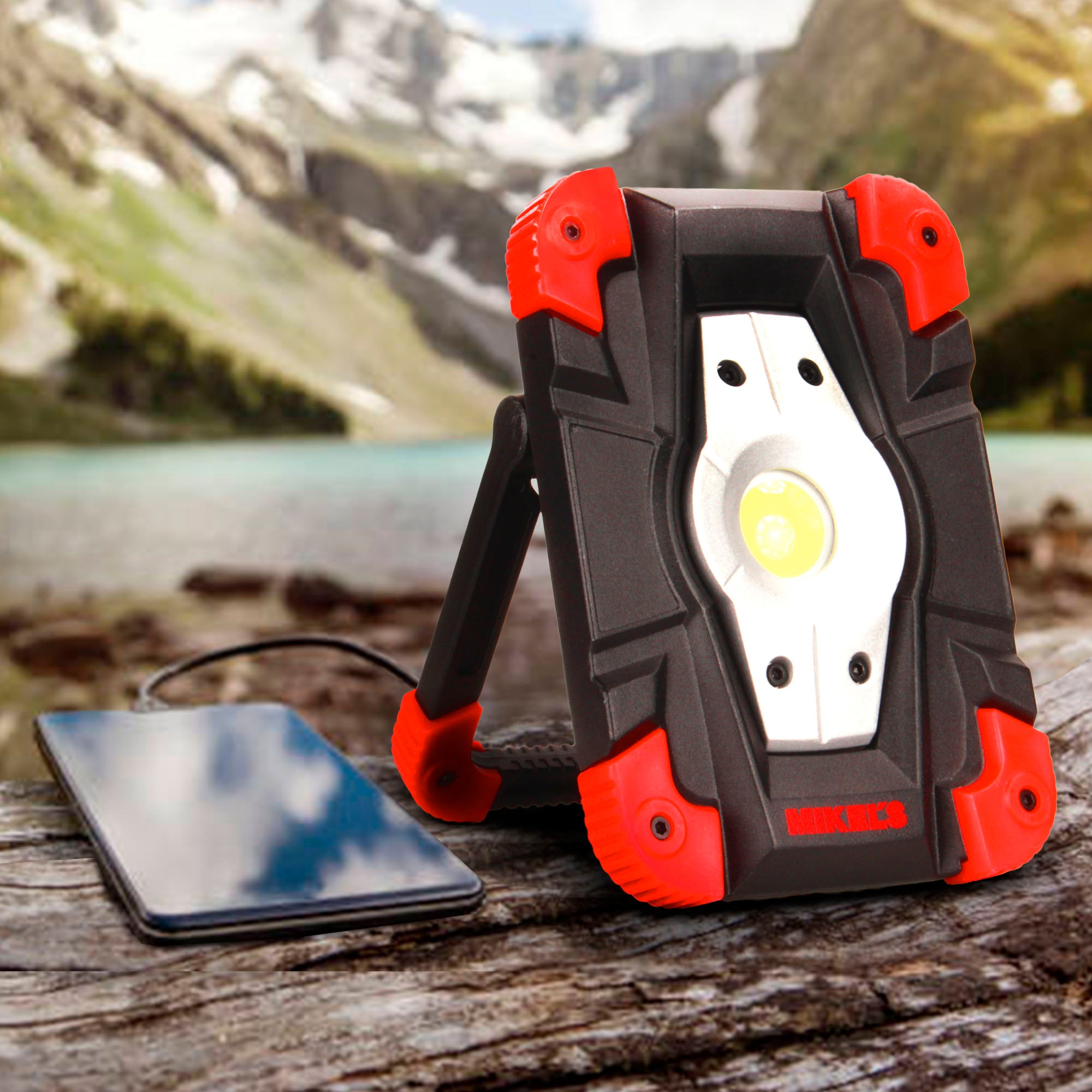 Lámpara Reflector LED (10W recargable) Uso Rudo