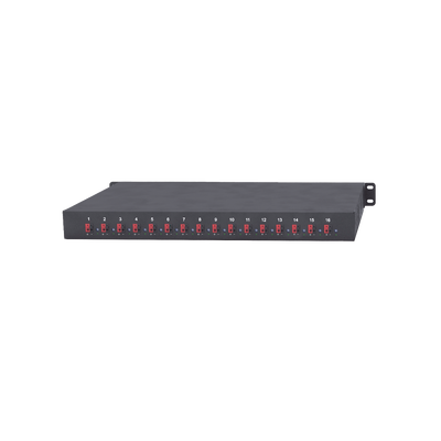 EPCOM POWERLINE - Fuente 12 Vcc /  Industrial / tipo RACK / 20 Amperes / 16 salidas / 1.25 Amperes por salida administrada / 2.5 Amperes por salida máxima