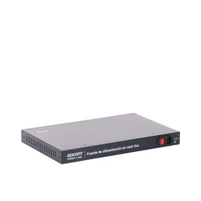 EPCOM POWERLINE - Fuente 12 Vcc /  Industrial / tipo RACK / 20 Amperes / 16 salidas / 1.25 Amperes por salida administrada / 2.5 Amperes por salida máxima