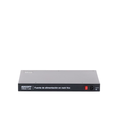 EPCOM POWERLINE - Fuente 12 Vcc /  Industrial / tipo RACK / 20 Amperes / 16 salidas / 1.25 Amperes por salida administrada / 2.5 Amperes por salida máxima