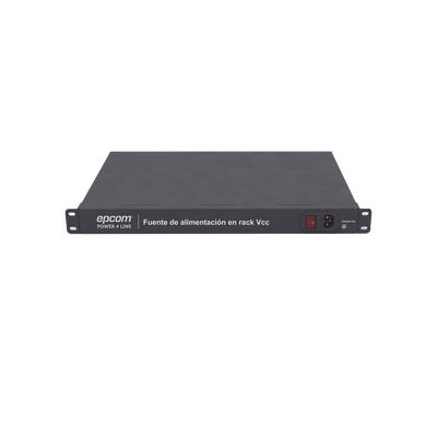 EPCOM POWERLINE - Fuente 12 Vcc /  Industrial / tipo RACK / 20 Amperes / 16 salidas / 1.25 Amperes por salida administrada / 2.5 Amperes por salida máxima
