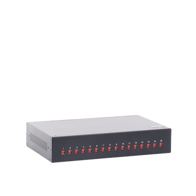 EPCOM POWERLINE - Fuente 24 Vca / Industrial / Tipo RACK / 20 Amperes / 16 salidas / 1.25 Amperes por salida administrada / 2.5 Amperes por salida máxima
