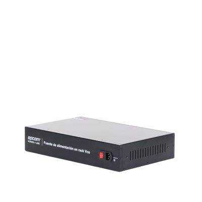 EPCOM POWERLINE - Fuente 24 Vca / Industrial / Tipo RACK / 20 Amperes / 16 salidas / 1.25 Amperes por salida administrada / 2.5 Amperes por salida máxima
