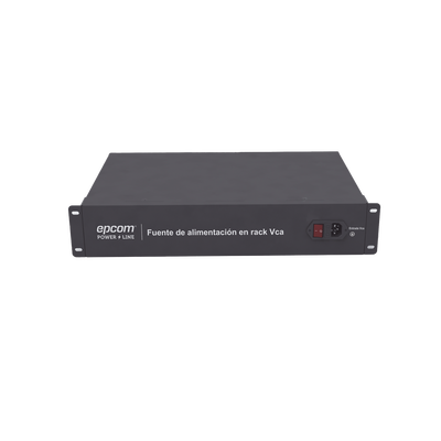 EPCOM POWERLINE - Fuente 24 Vca / Industrial / Tipo RACK / 20 Amperes / 16 salidas / 1.25 Amperes por salida administrada / 2.5 Amperes por salida máxima