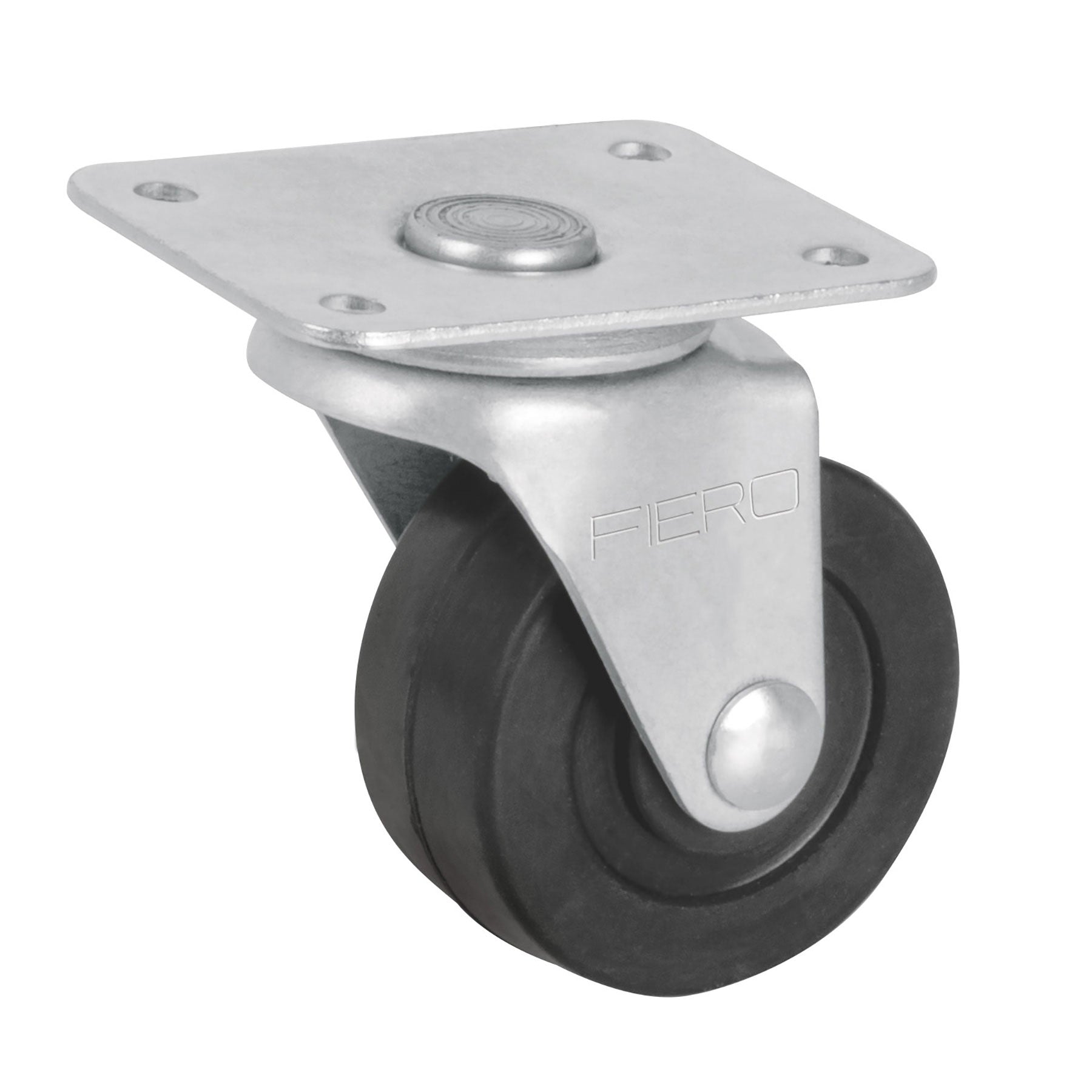 Rodaja hule 2', placa giratoria c/balero, carga 40kg, FIERO