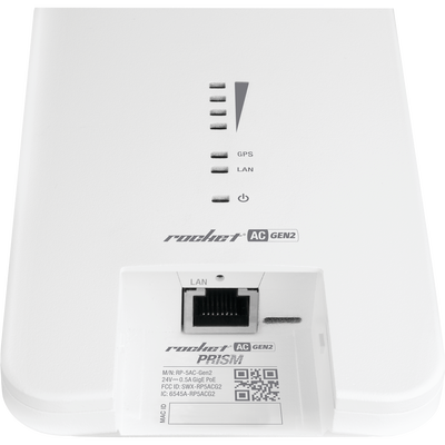 UBIQUITI - Radio Estación Base airMAX AC GEN2 hasta 500 Mbps, 5 GHz (5150 - 5875 MHz) con tecnología airPrism