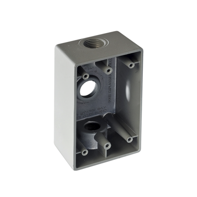 RAWELT - Caja Condulet FS de 3/4" (19.05mm) con tres bocas a prueba de intemperie.