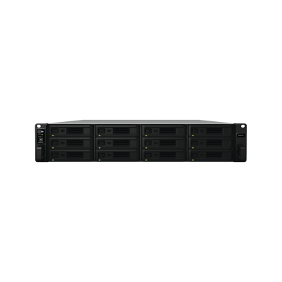 SYNOLOGY - Servidor NAS para rack de 12 bahías / Expandible a 24 bahías / Hasta 384 TB