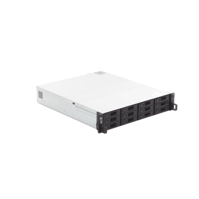 SYNOLOGY - Servidor de Almacenamiento RackStation RS2423RP+ | 12 Bahías | 2U | Hasta 432 TB | Conectividad 10GbE | RAID Soportado | Fuentes de Alimentación Duales | Intercambio en Caliente | Compatibilidad con VMware y Hyper-V.