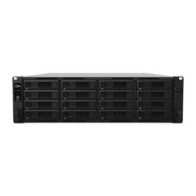 SYNOLOGY - Servidor NAS para rack de 16 bahías / Expandible a 28 bahías / Hasta 336 TB