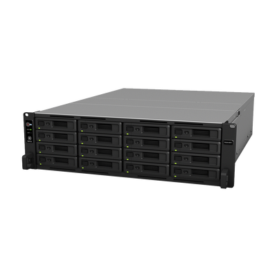 SYNOLOGY - Servidor NAS para rack de 16 bahías / Expandible a 28 bahías / Hasta 336 TB