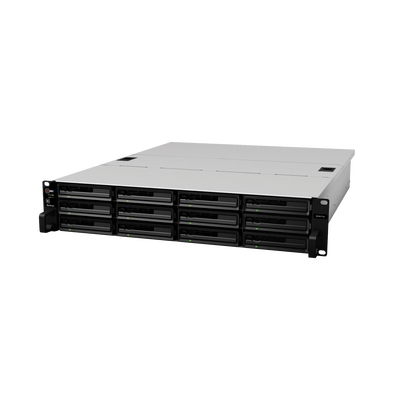 SYNOLOGY - Servidor NAS para rack de 12 bahías / Expandible a 36 bahías / Hasta 432 TB