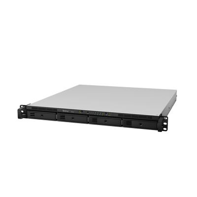 SYNOLOGY - Servidor Nas para rack de 4 bahía / Expandible a 8 bahías / Hasta 128 TB