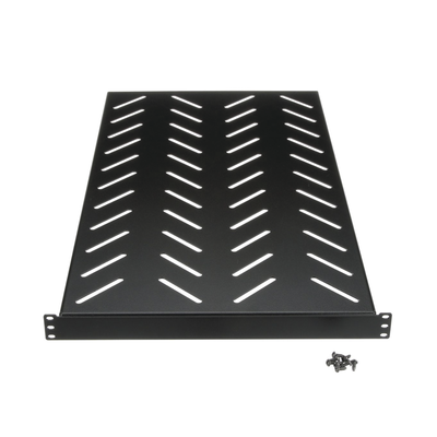 PANDUIT - Charola para Soportar Equipos en Rack de 19" de 4 Postes, Profundidad Máxima de 30 in, Capacidad de Carga de 125 kg, 1 UR