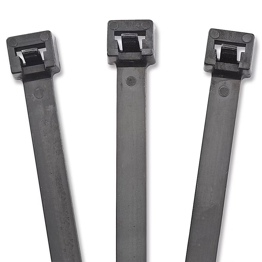 LINKEDPRO - Cinchos de Nylon 66 / 3.6 × 200 mm / 100 Piezas / Autobloqueo / Resistentes a UV / Interior y Exterior / Blanco