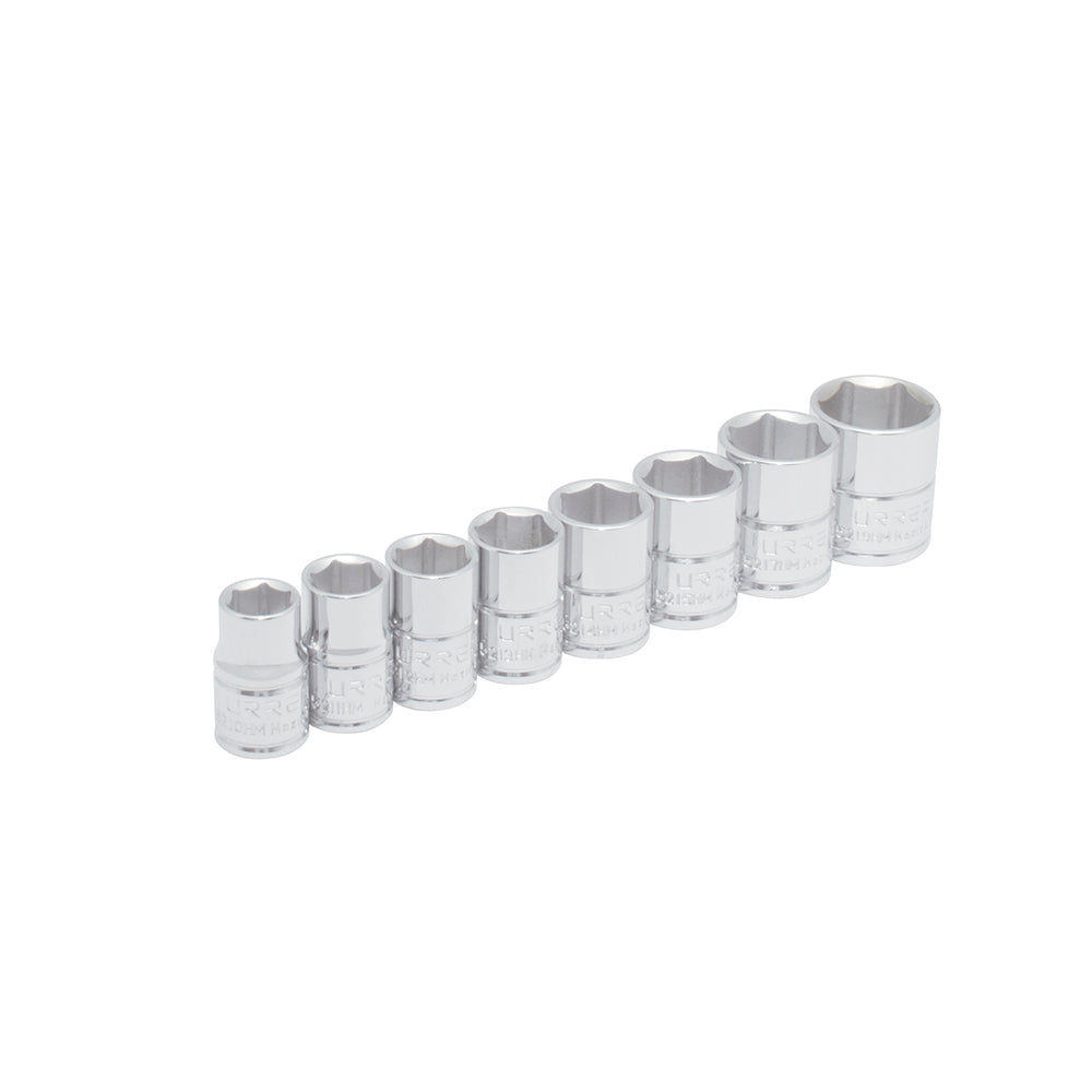 Urrea - Jgo dados 3/8 in 6pt mm 8pz