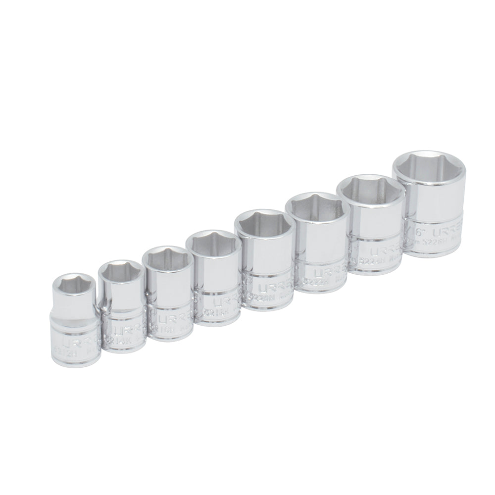 Urrea - Jgo dados 3/8 in 6pt pg 8pz