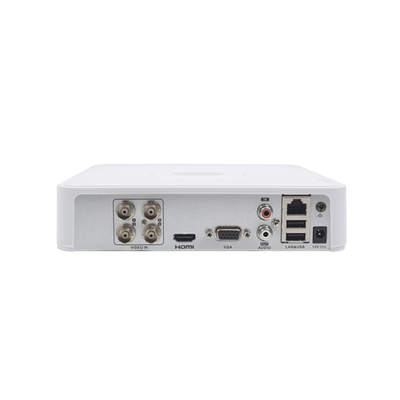 EPCOM - (AUDIO POR COAXITRON) DVR 2 Megapixel (1080p) Lite Pentahibrido / 4 Canales TURBOHD + 1 Canal IP / 1 Bahía de Disco Duro / 4 Canales de Audio por Coaxitron / H.264+ / Salida Full HD