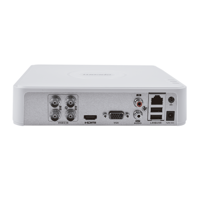 EPCOM - DVR 1080p Lite Pentahibrido / 4 Canales TURBOHD + 1 Canal IP / 1 Bahía de Disco Duro / H.264+ / 1 Canal de Audio / Salida Full HD