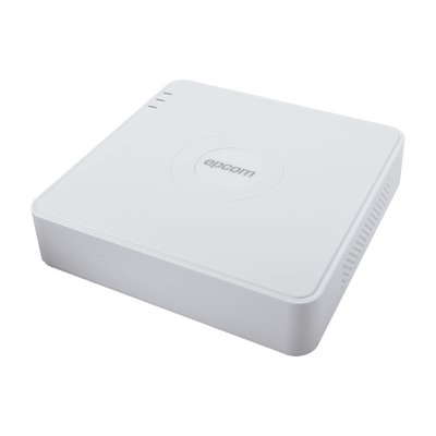 EPCOM - DVR 1080p Lite Pentahibrido / 4 Canales TURBOHD + 1 Canal IP / 1 Bahía de Disco Duro / H.264+ / 1 Canal de Audio / Salida Full HD