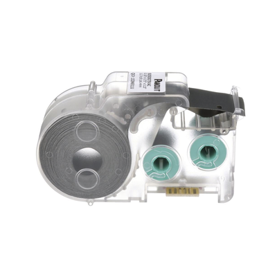 PANDUIT - Casete de 350 Etiquetas Autolaminadas de 19 x 19 mm (0.75 x 0.75 pulgadas), para Cables de 2 a 4.1 mm (0.08 a 0.16 pulgadas) de Diámetro, Área de Impresión Color Blanco