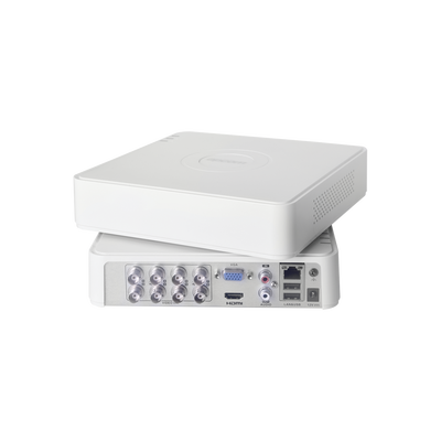 EPCOM - DVR 8 Canales 2 Megapixel (1080p) Lite / 8 Canales TURBOHD + 2 Canales IP / 1 Bahía de Disco Duro / H.264+ / 1 Canal de Audio / Salida de vídeo Full HD