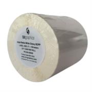 SIX GRAPHICS - Papel Six Graphics Bopp Blanco Brillante Adhesivo Acrilico Respaldo Papel 6 x 100 Metros